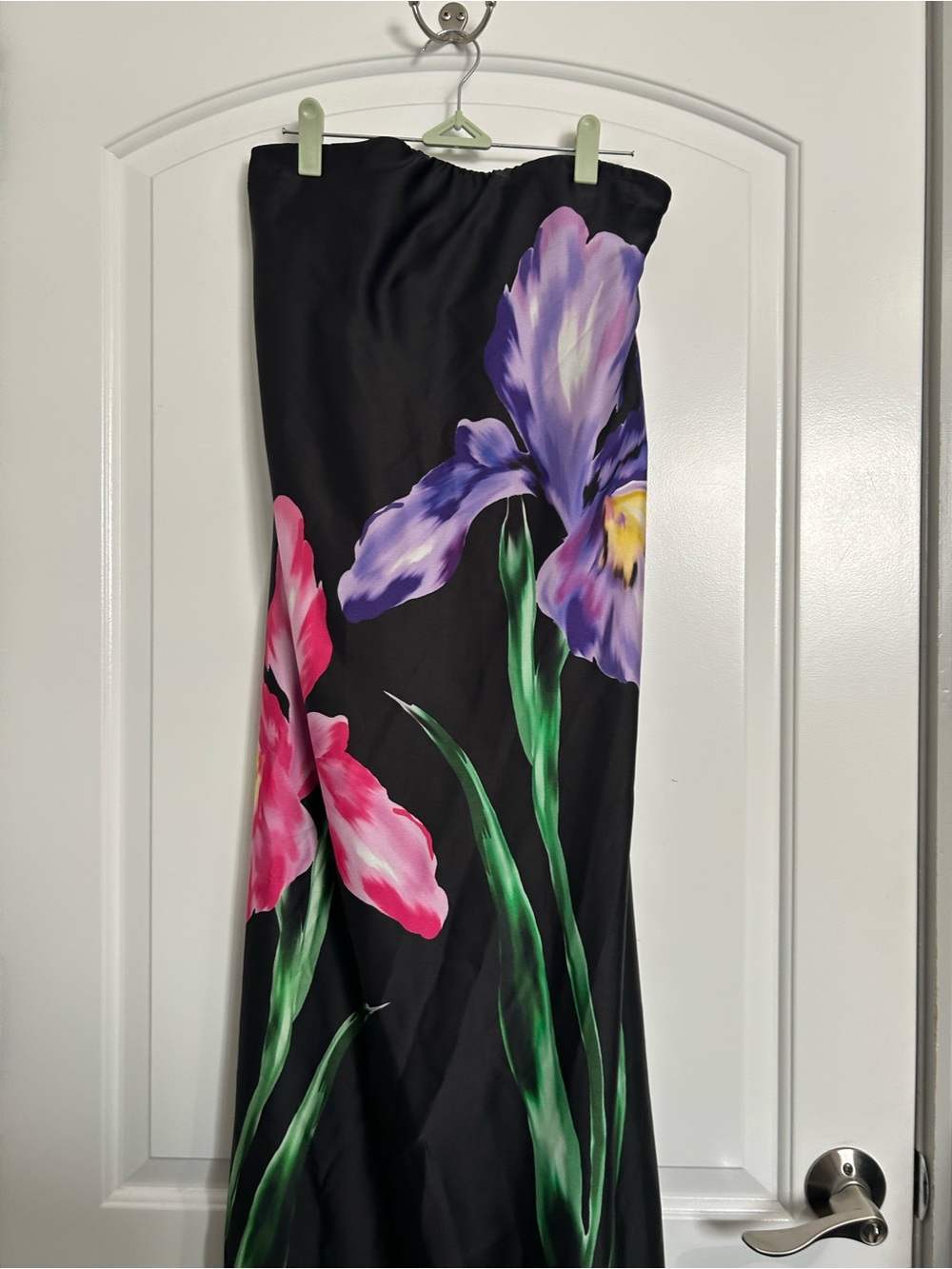 Show Me Your Mumu Renee Strapless Maxi Dress size S iris floral 90s chic wedding - Picture 5 of 15
